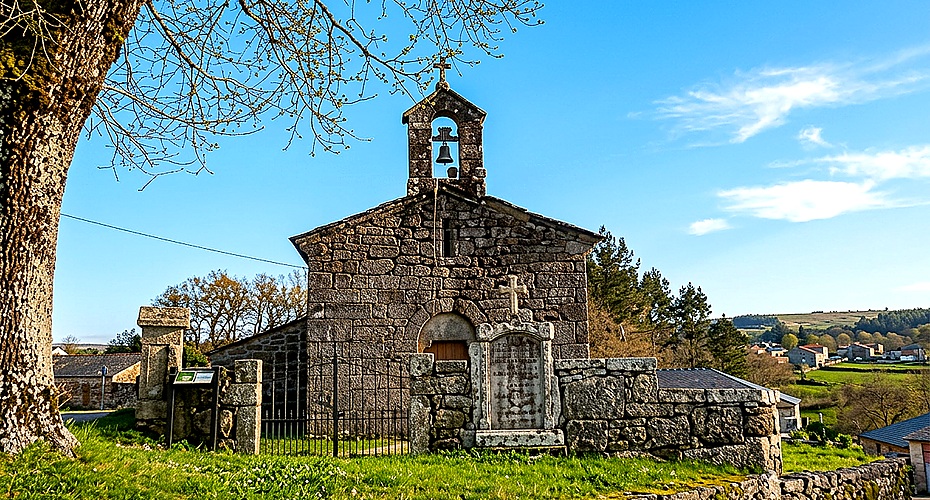 Ermida da Virxe do Carme en Vilabade, Castroverde, junto al Camino Primitivo